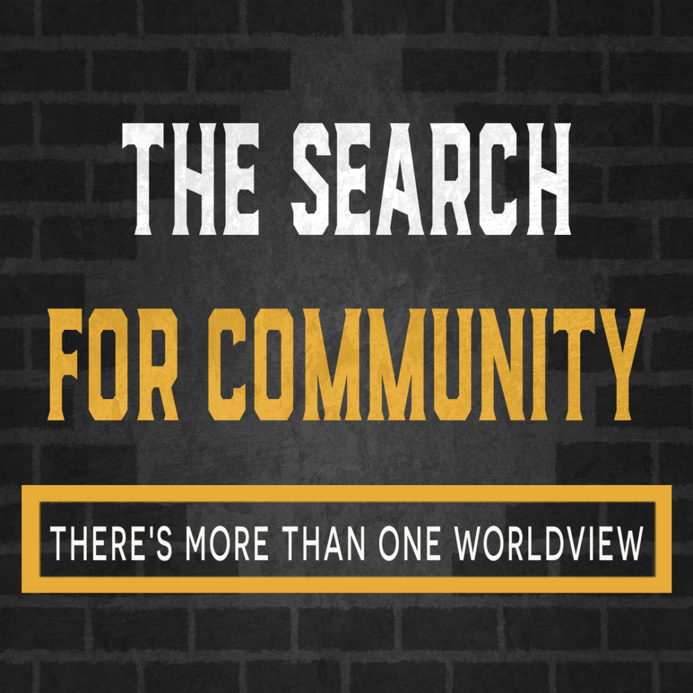 The Search for Community:  There's More Than One Worldview